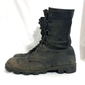 MCRAE 8” ALL LEATHER JUNGLE BOOTS SIZE 8.5 R (No Laces) mens